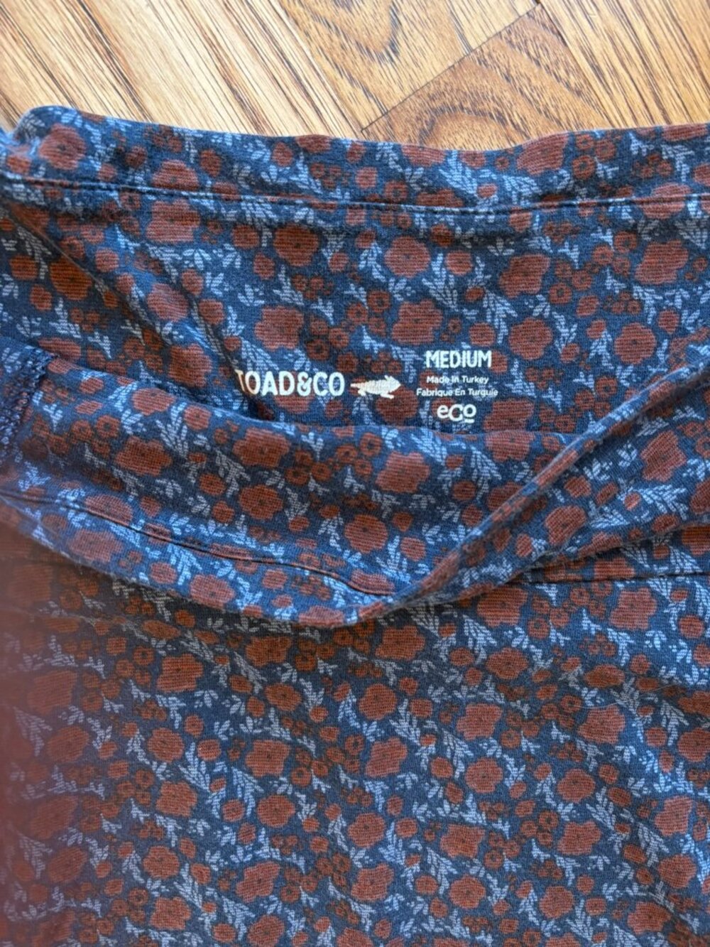 TOAD&CO CHAKA SKIRT in FLORAL PRINT MEDIUM CASUAL A-LINE COTTAGE SUMMER OUTDOOR - Picture 3 of 4